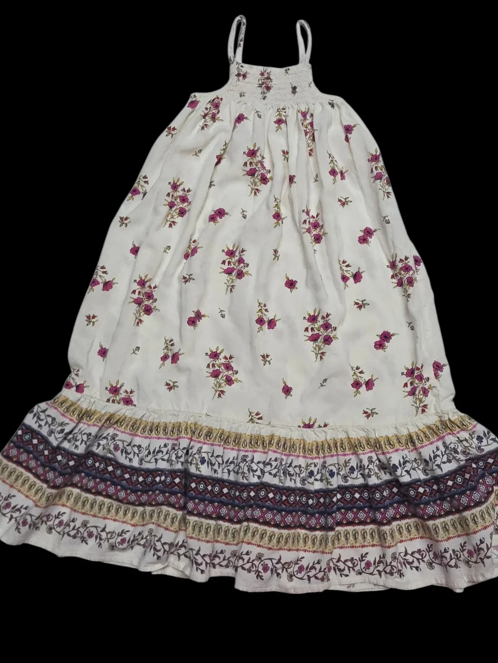 Old Navy Pink Floral Print Dress Girl Size 4T